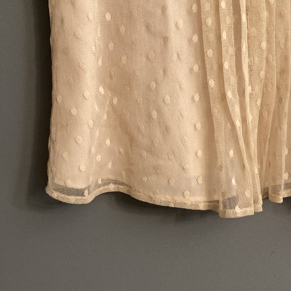 J. Crew Beige Polka Dot Blouse - Picture 4 of 7